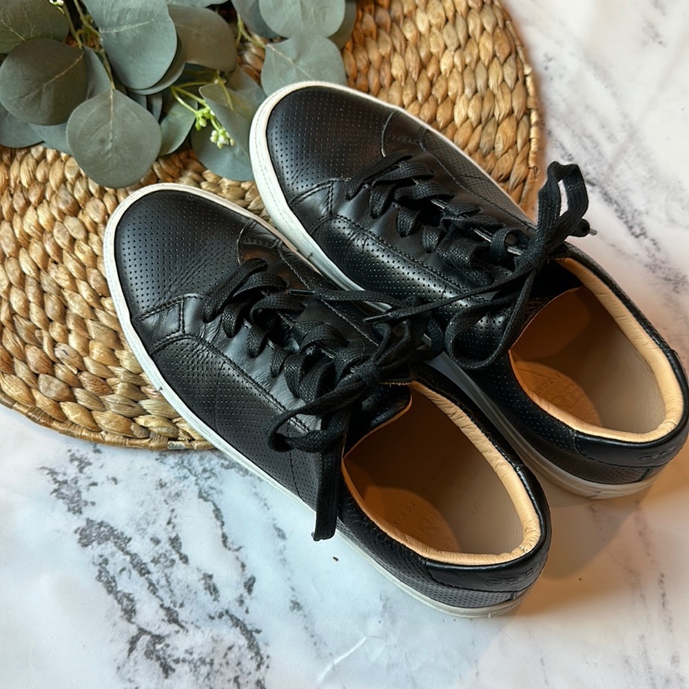EUC - Greats - Women's Royale Perforated black Sneaker - Size 8.5.